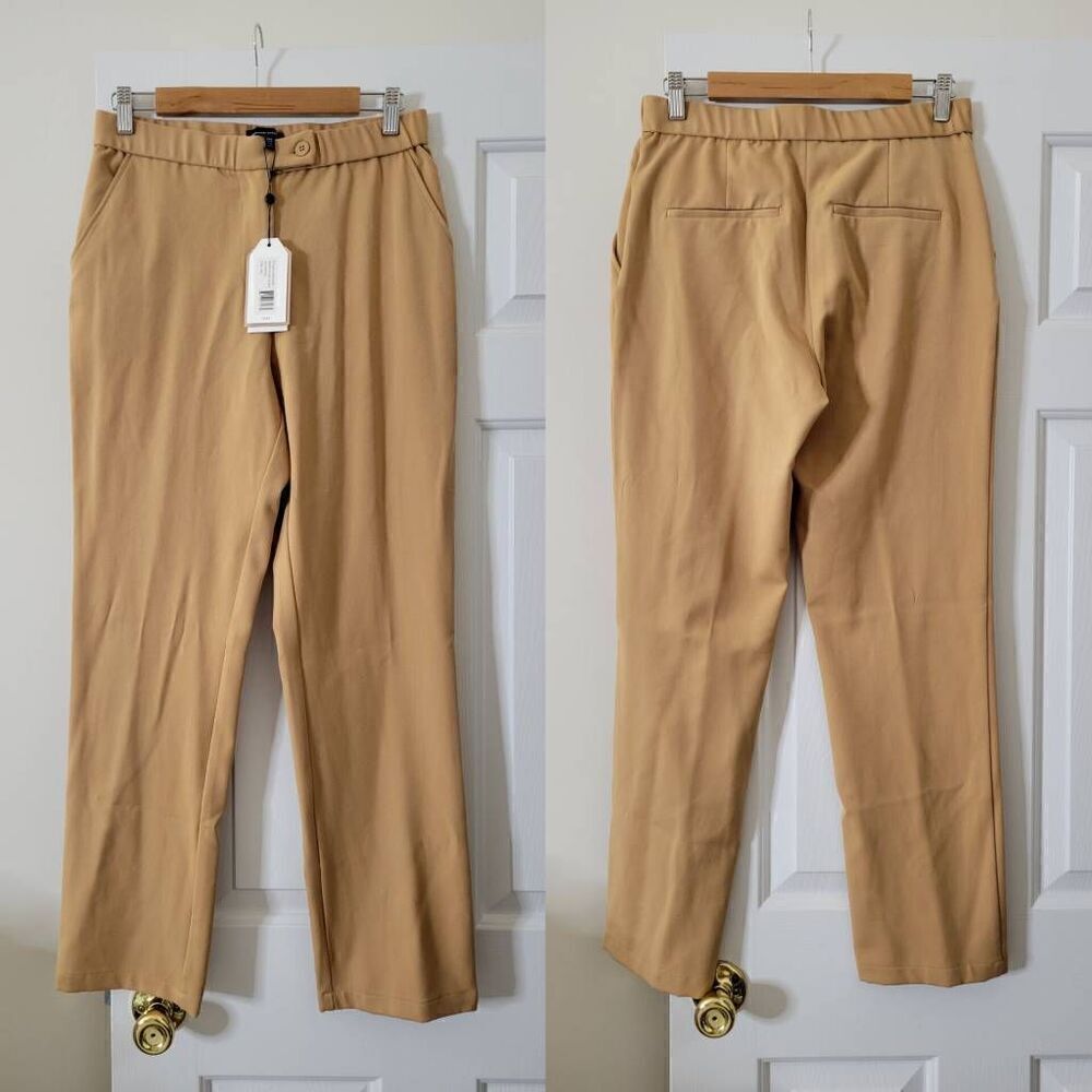 Universal standard Woven Cigarette Pants, 2XS (6-8) NWT Ice coffee $178